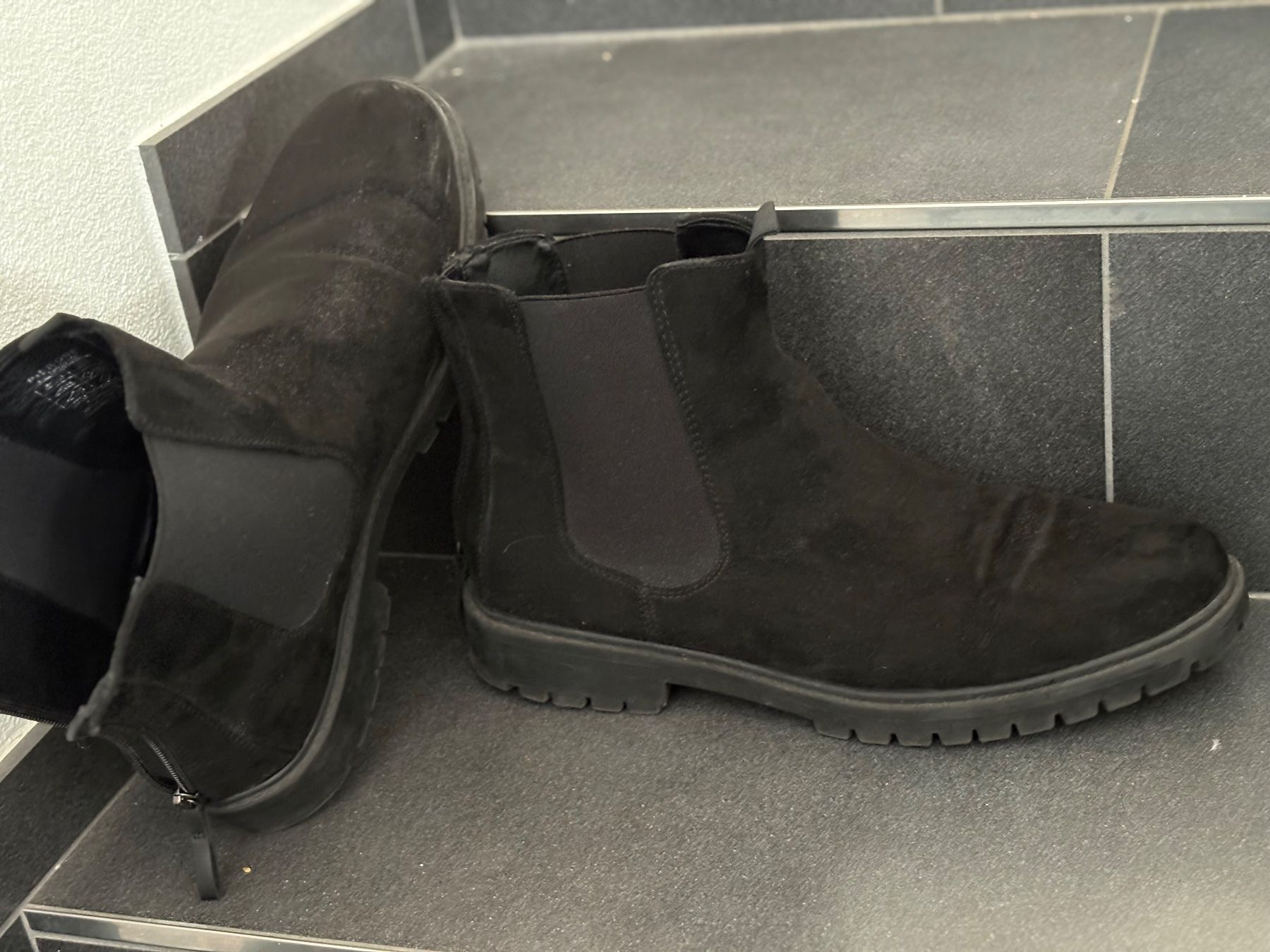Chaussures hommes: Boots Pier One schwarz Grösse 48 – D'occasion à Reiden par verjaques 3