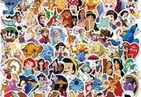 100 Stk. Sticker/Aufkleber - Disney Gemischte Cartoon