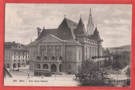 Bern - Das neue Kasino mit Tram - 1910