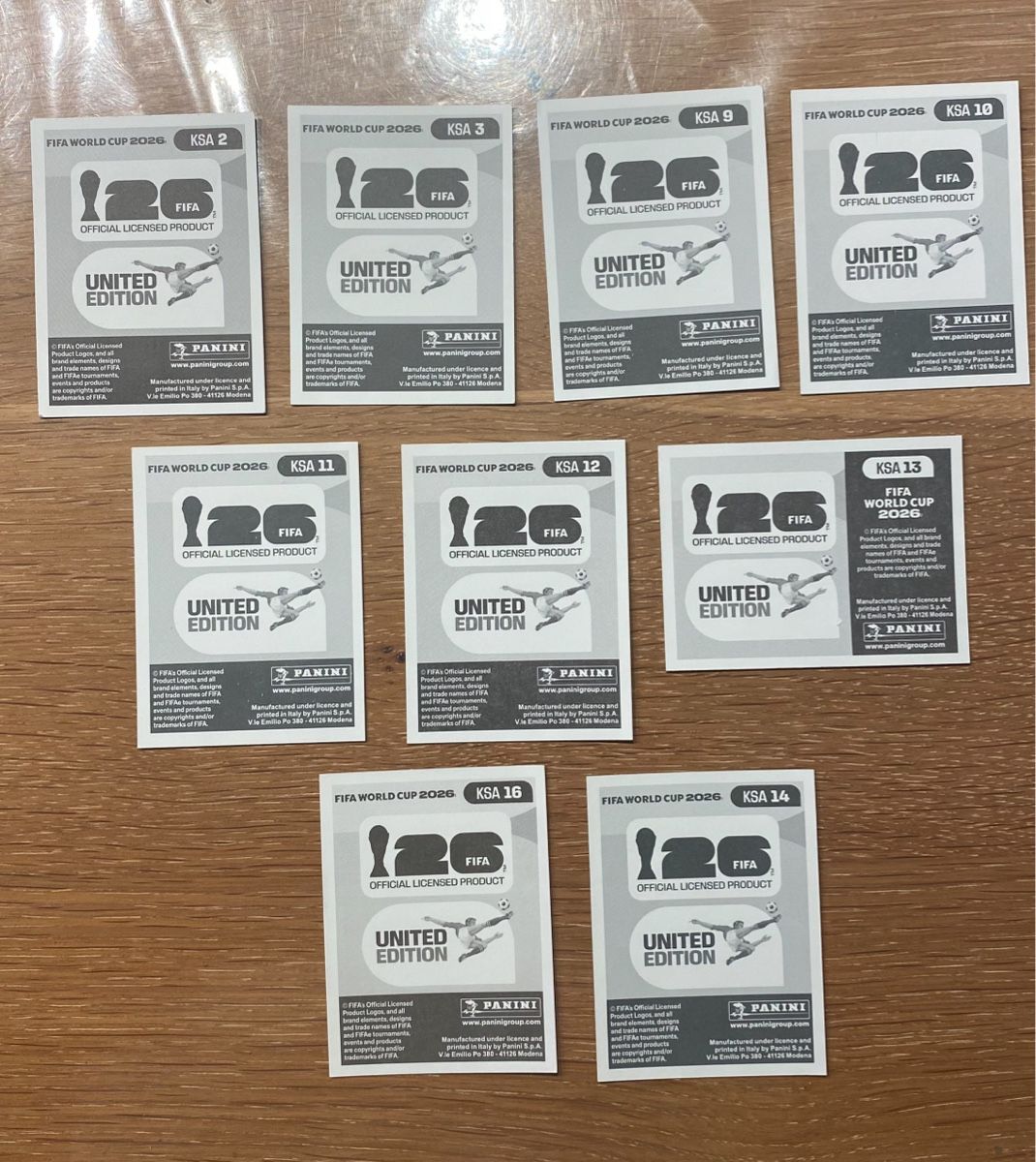 Panini Carte collezionabili: Panini Stickers - KSA - 9 Stickers – Nuovo (secondo la descrizione) da Adliswil venduto da didoli 1