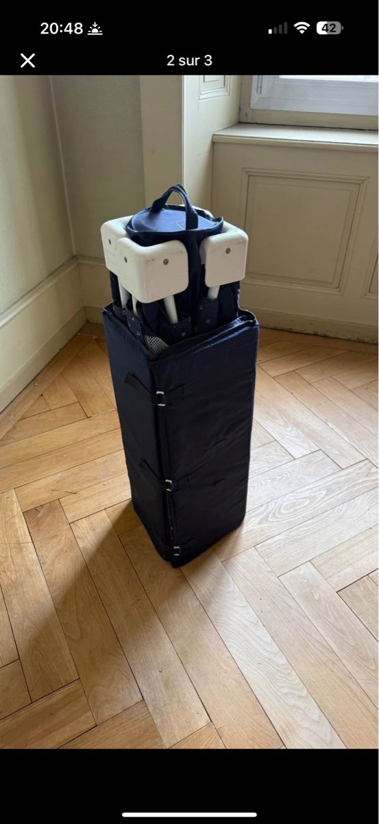 Letti: Lit parapluie pliable et transportable – Usato da La Chaux-de-Fonds venduto da Erwan_lmk 1