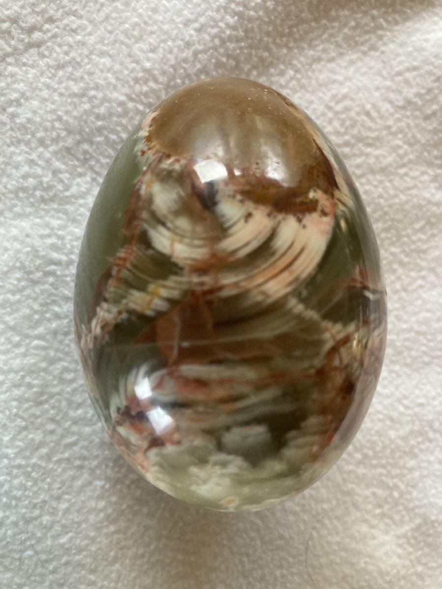 Edelsteine: Onyx Ei - Natürlicher Edelstein Hingucker! – Neu (gemäss Beschreibung) aus Sornard - Nendaz von Mapere