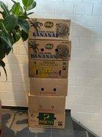 6xBananenkisten für Umzüge