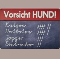 🔥 VORSICHT HUND! Blechschild 🎀 20x30cm OVP🔥