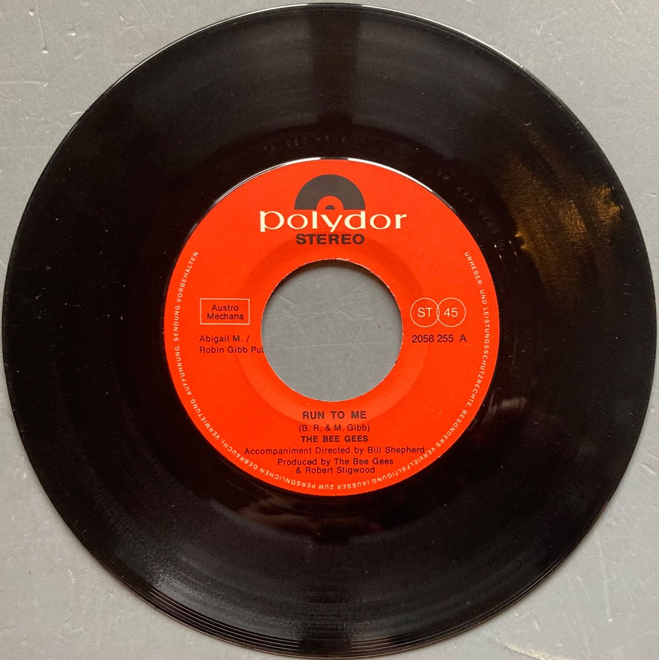 Dischi in vinile: THE BEE GEES - RUN TO ME – Usato da Poliez-Pittet venduto da Newtown-Records