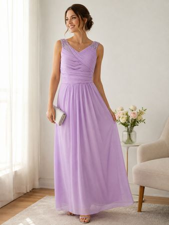 Abendkleid/Ballkleid Lila Grösse 36/38 nur einmal getragen👗