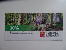 Bergbahnen Sörenberg Bon 30% Rabatt Mooraculum Family-Pass