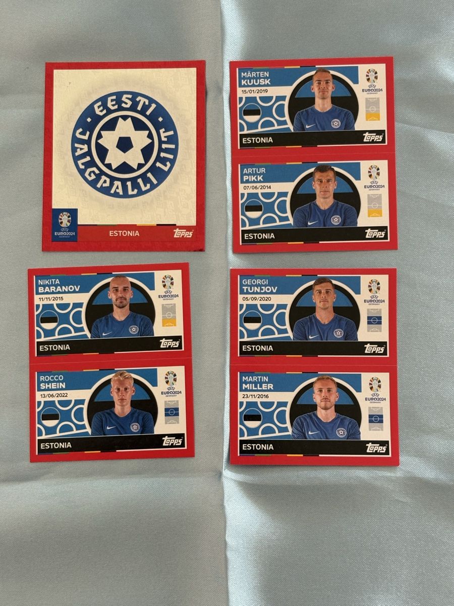 Topps Carte collezionabili: Estland Topps EM 2024 – Nuovo (secondo la descrizione) da Luzern venduto da jas_bd2h