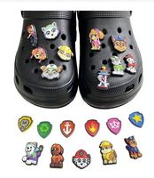 4 x Knöpfe für Crocs Schuhe Thema Paw Patrol
