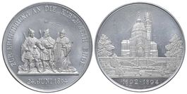Zurich, Medaille 1894, auf die Kirchweihe in Enge