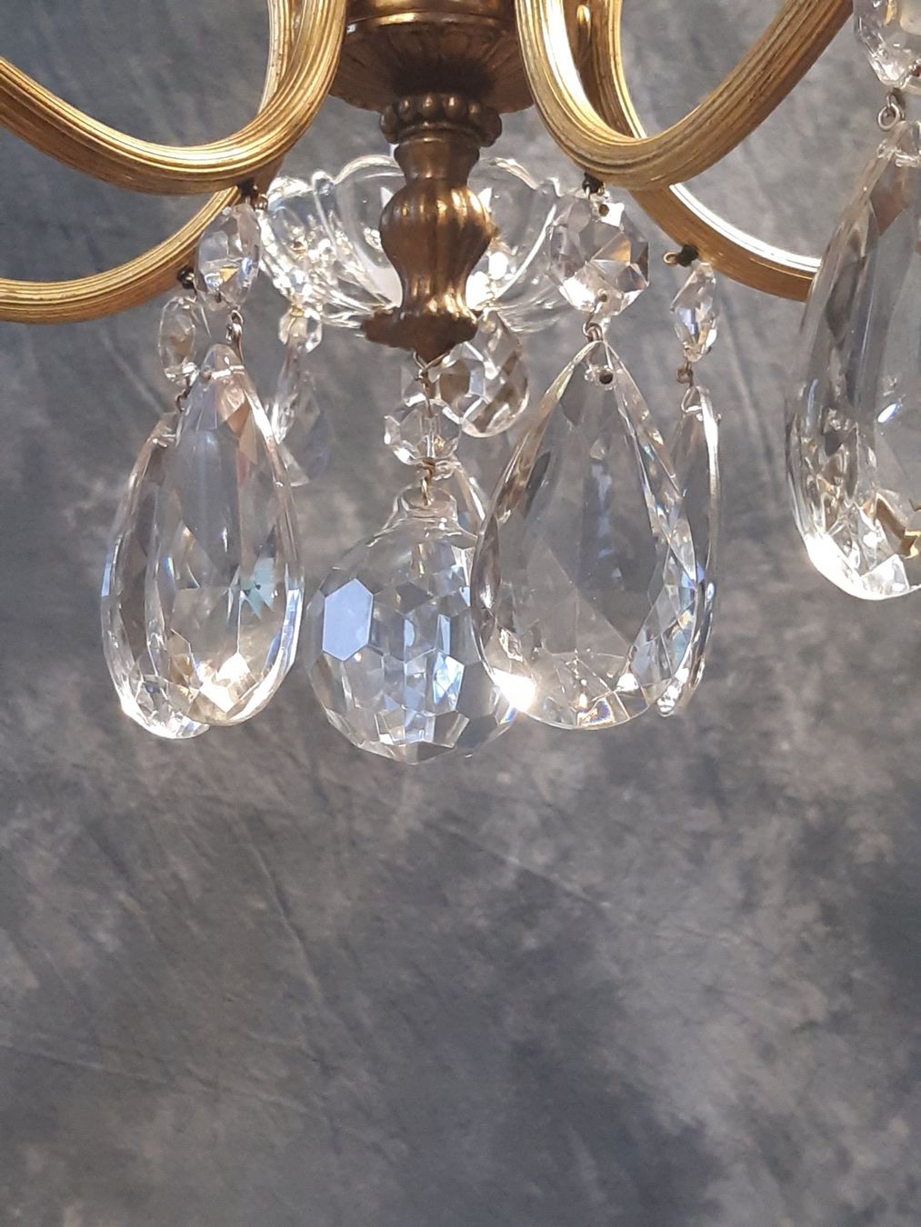 Lampadari & plafoniere: Alter Kronleuchter 5 Flammig Total Restauriert – Usato da Winterthur venduto da lampenretter 4