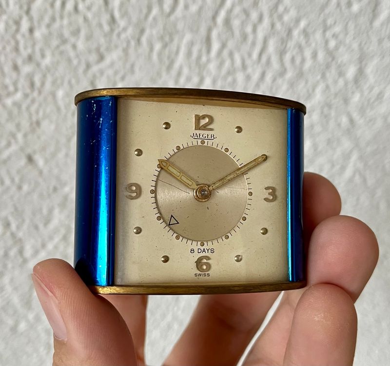 Rare r veil Jaeger LeCoultre 8 jours Memovox r viser