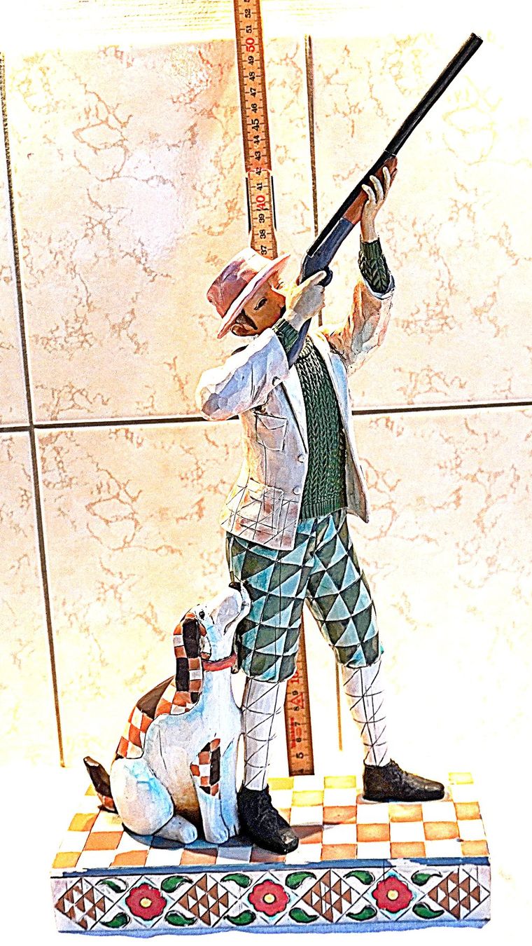 Sculture & Statue: Jim Shore mit Flinte und Hund – Usato da Baar venduto da 2cvbaar 1