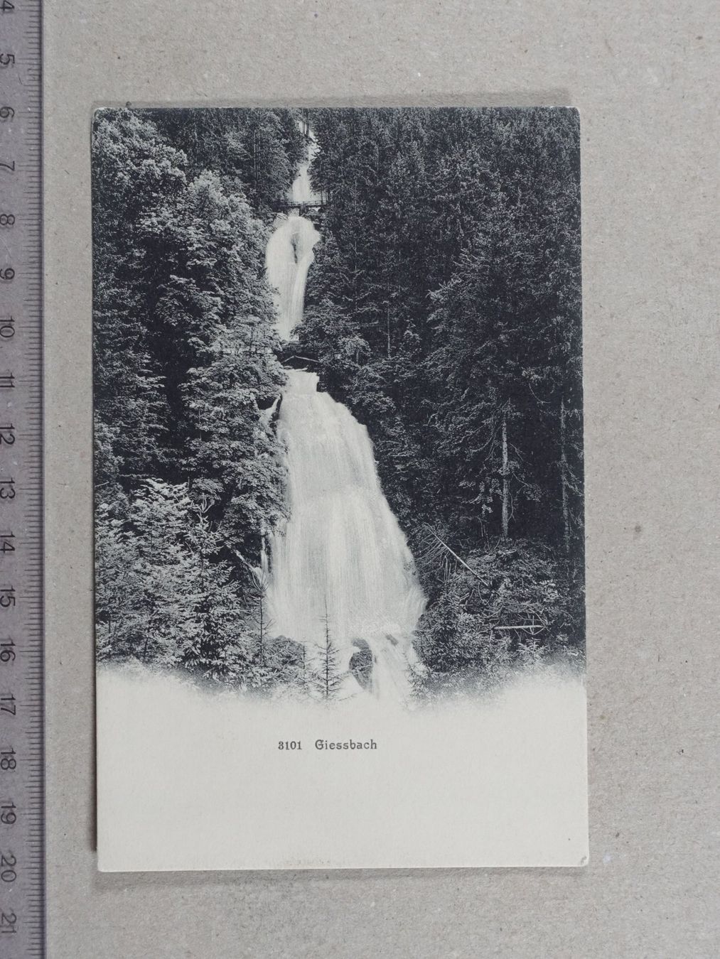 Cartoline postali: Giessbach, Wasserfall, Brienz – Usato da Lenzburg venduto da fh1