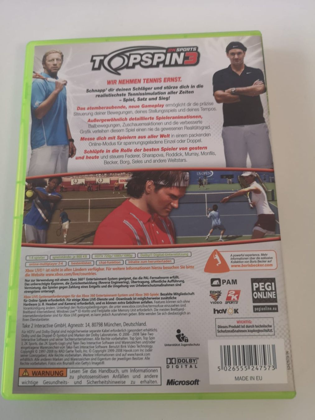 Giochi: Top Spin 3 (XBOX 360) – Usato da Herisau venduto da Seyashop1 2
