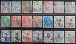 Französisch Indochina Lot alte Werte IV