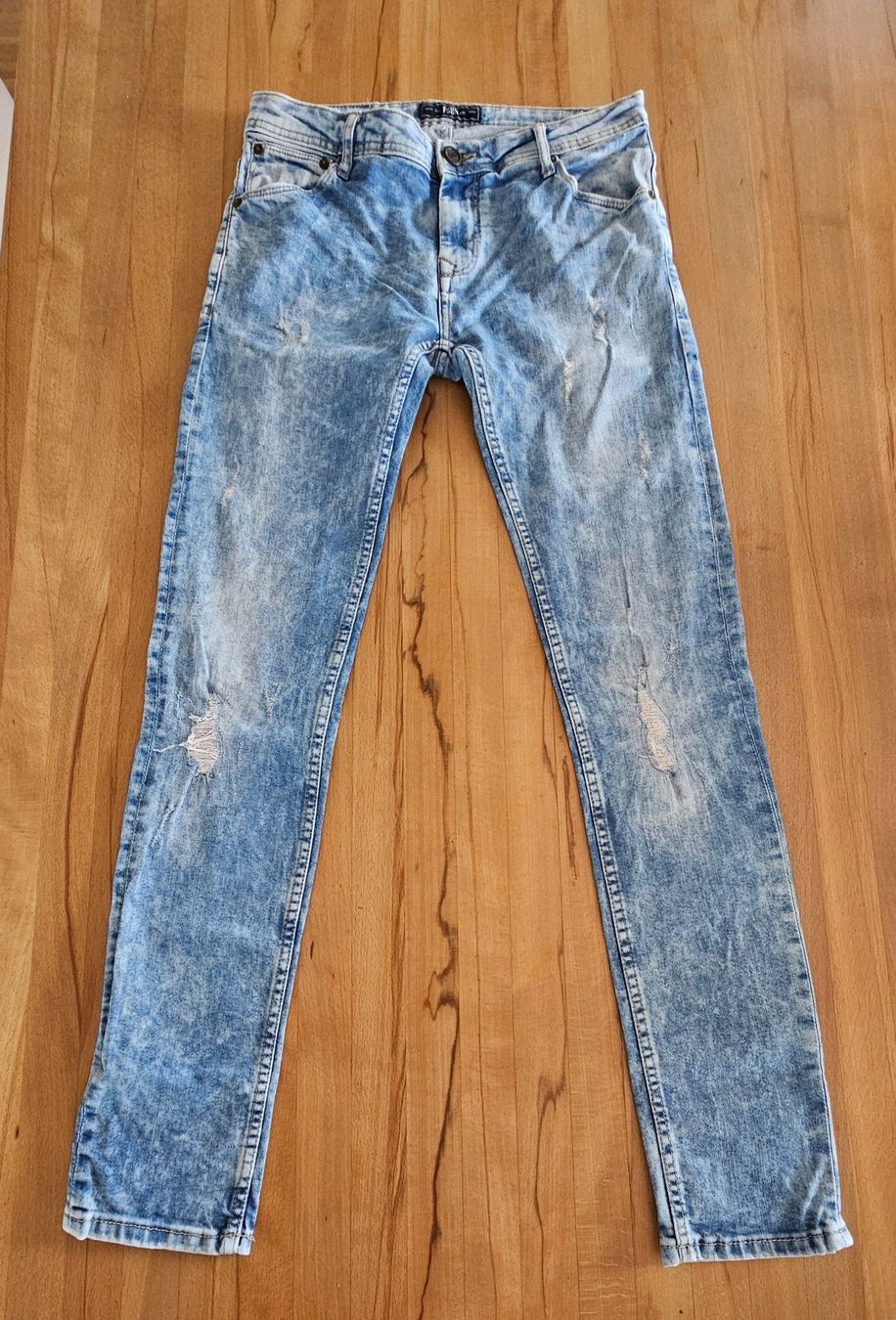 Jeans: Jeans Herren meliert Gr. S – Usato da Root venduto da Trinali