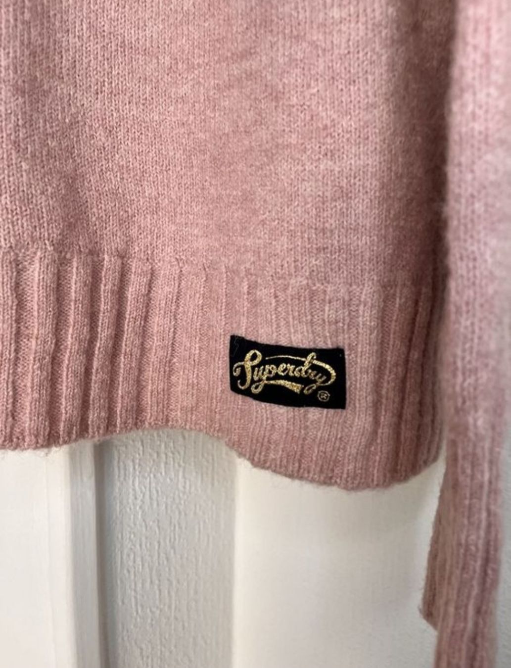 Superdry Pullover & Sweatshirts: Superdry Pullover, Gr. S, Turtleneck, alrosa – Gebraucht aus Bern von grisu_79 1