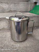 Milch Kanne Edelstahl Noser Inox / Räumung Flohmarkt