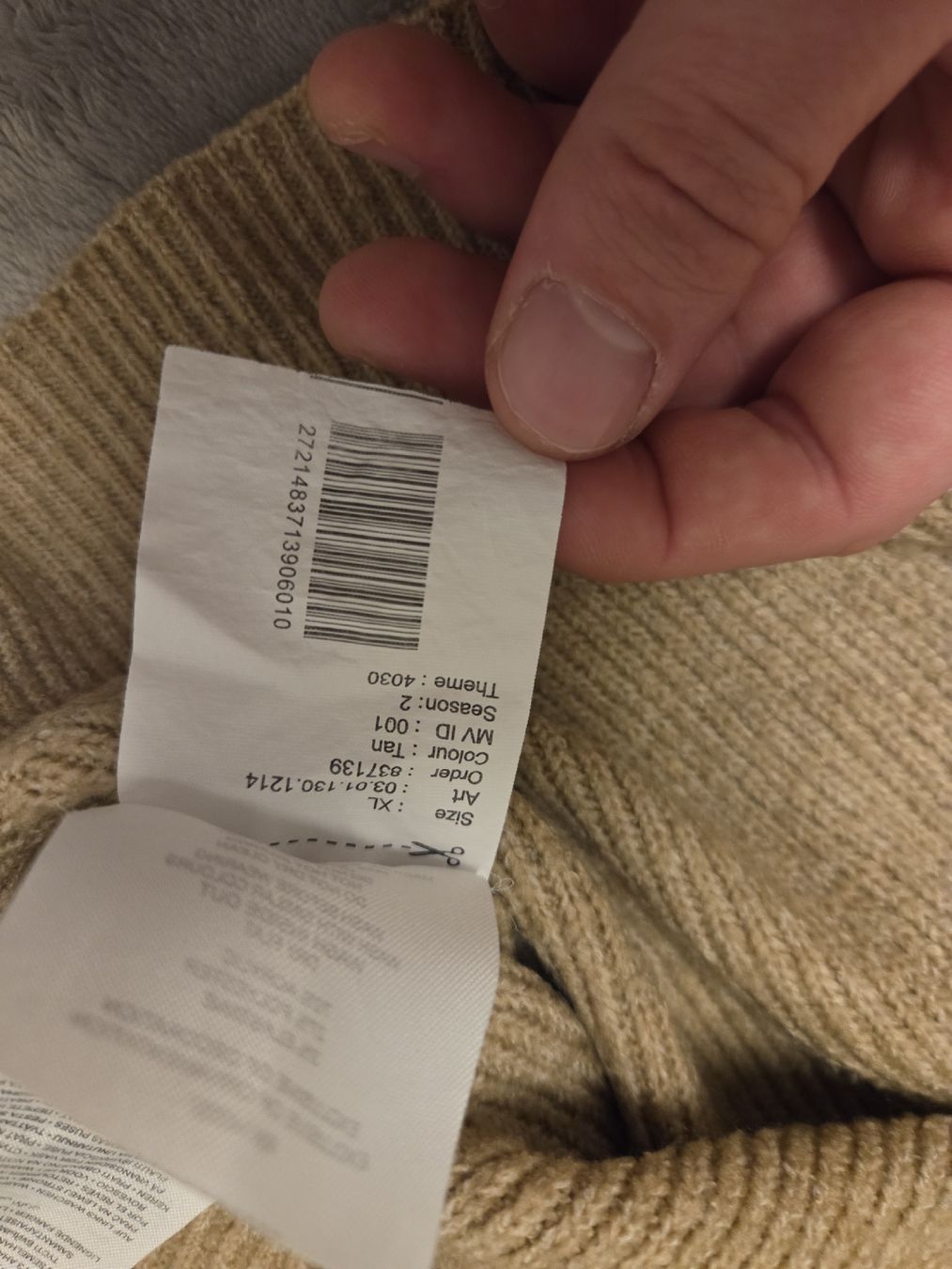 Maglioni & Felpe: Warmer Strickpullover, Tan, Gr. XL - – Usato da Siebnen venduto da rog_29ss 1