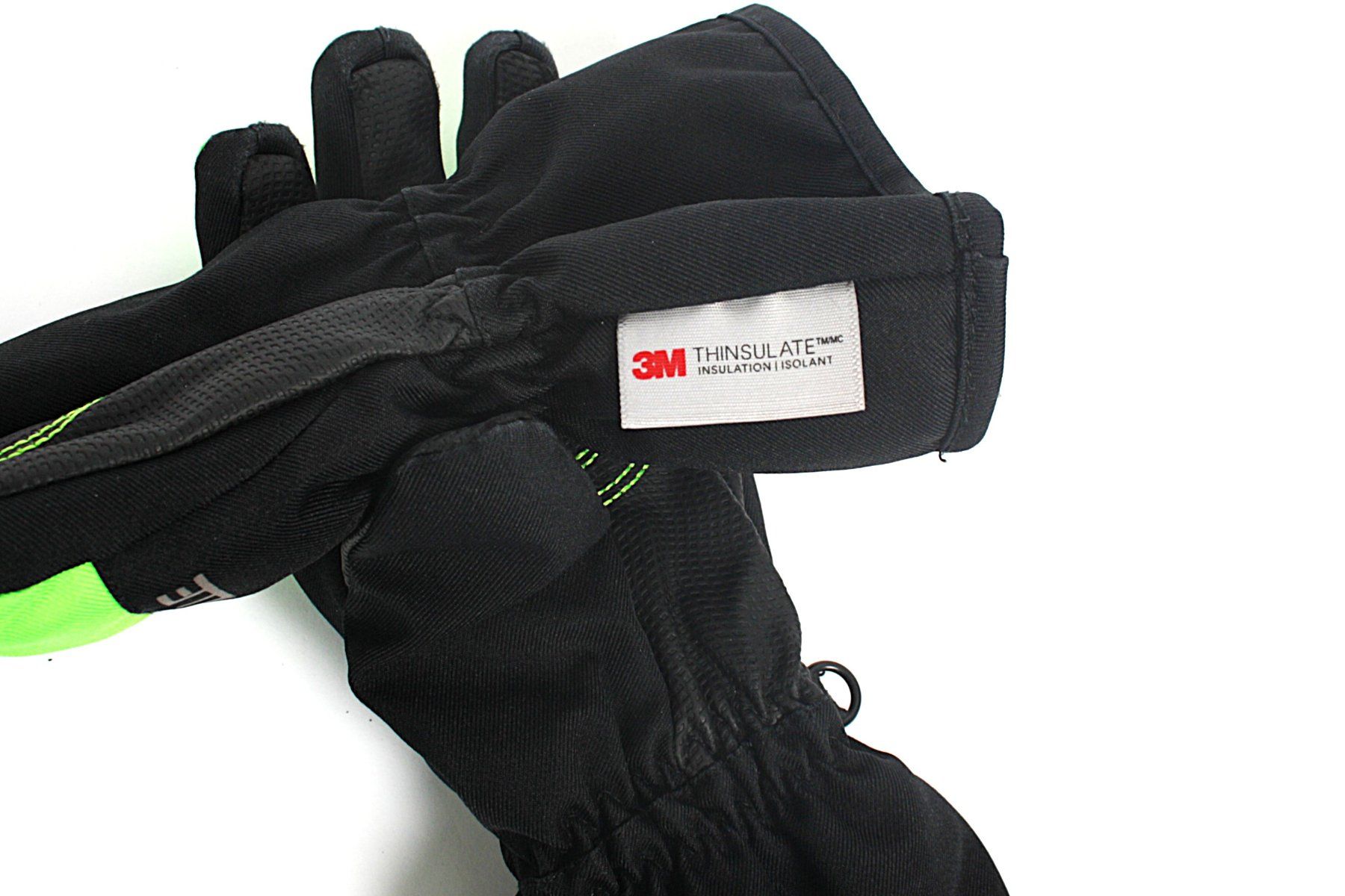 C&A Guanti: C&A schwarz/neongrüne Kinderhandschuhe – Usato da Zollikofen venduto da Restwert_Zollikofen 2