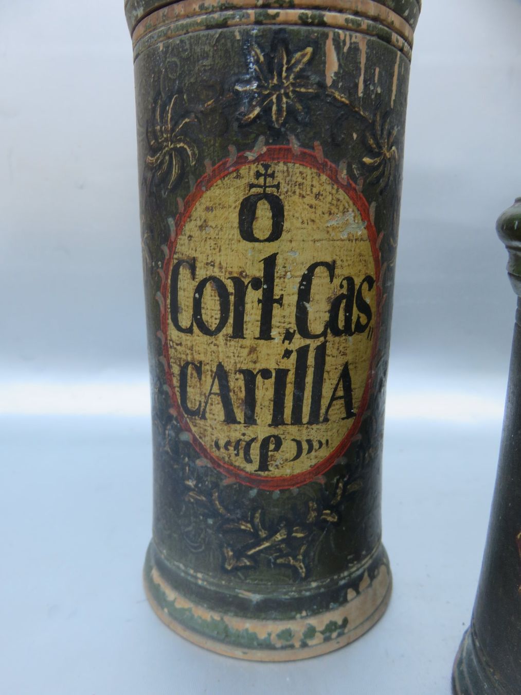 Accessori da laboratorio: 3 APOTHEKERDOSEN 18. JAHRH. – Usato da BERN venduto da erassmusvonrotterdam 3