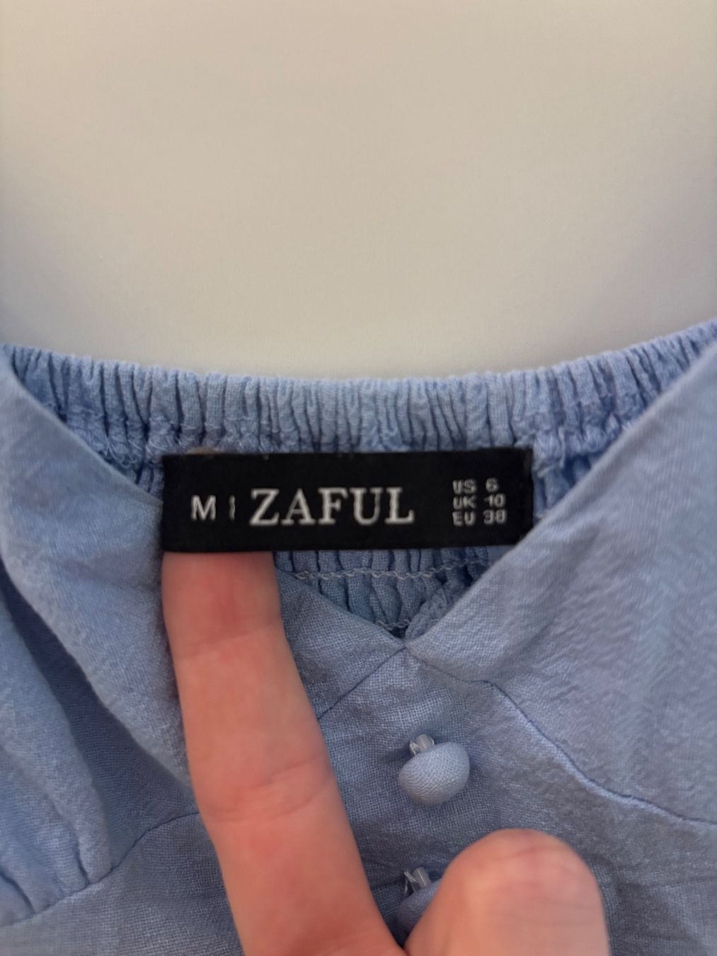 Zaful Robes: Hellblaues Leinenkleid – D'occasion à Zürich par hue_82qd 1
