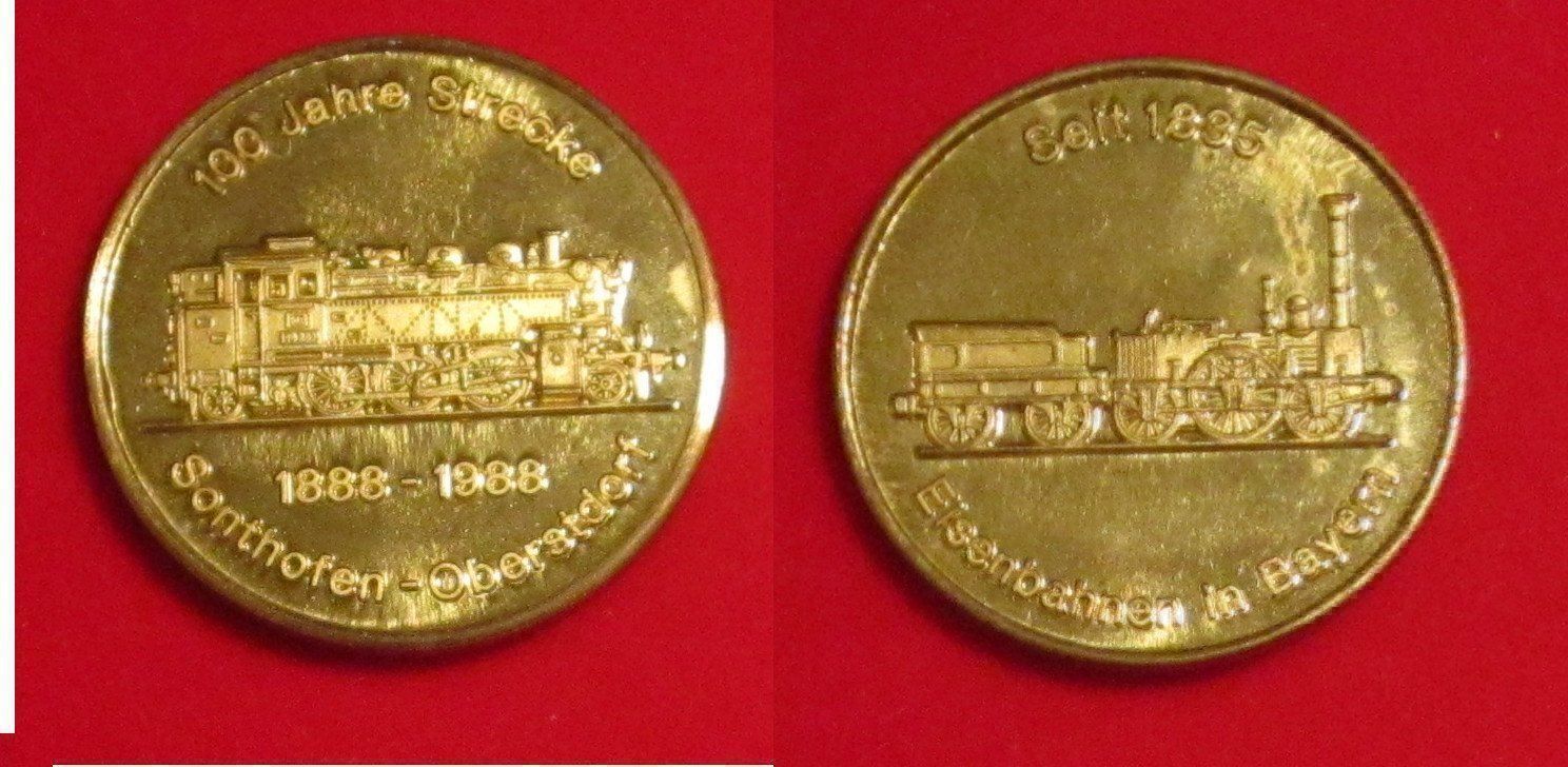 Medaglie: Eisenbahn Medaille Bayern – Usato da Allschwil venduto da Coinfreak