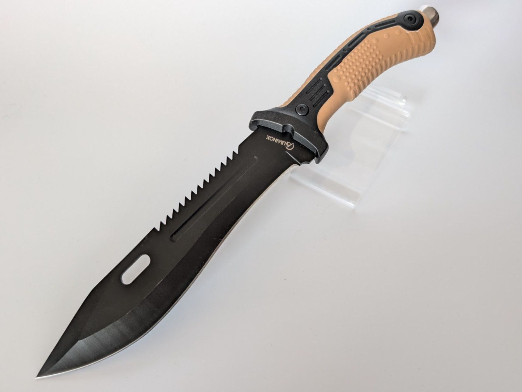 Coltellini militari: Neues Survival Messer/Outdoormesser mit Scheide – Nuovo (secondo la descrizione) da Ostermundigen venduto da TradeLab 2