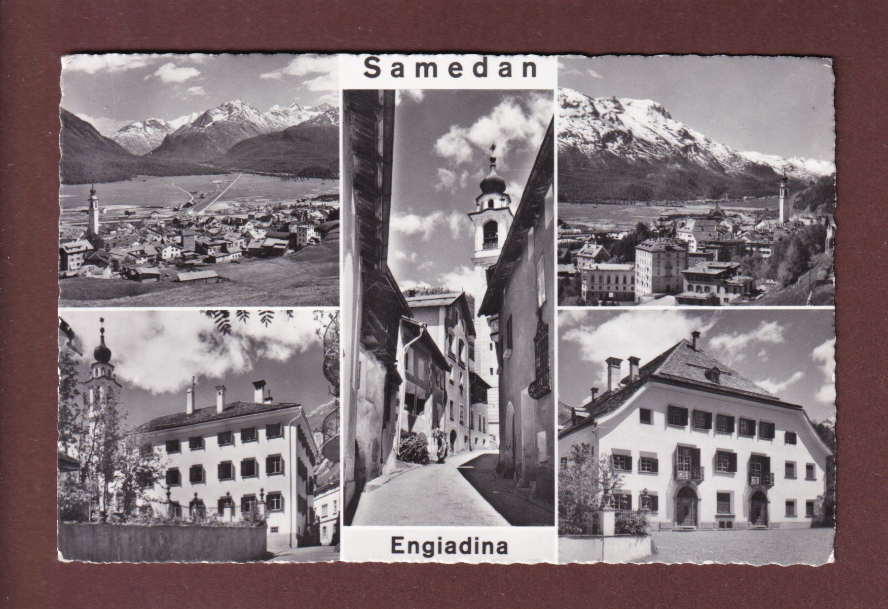 Cartes postales: SAMEDAN - 5 Bilder – D'occasion à Pully par nicecards-shop