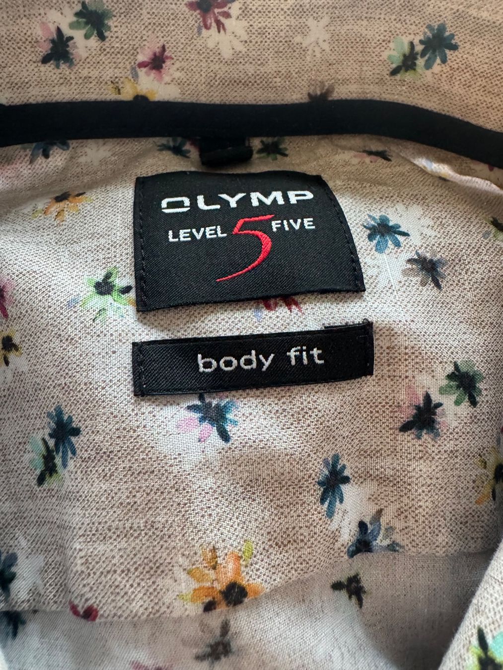 Camicie: Olymp Level 5 Slim Fit Hemd mit Blumenmuster – Usato da Zürich venduto da emr6 2