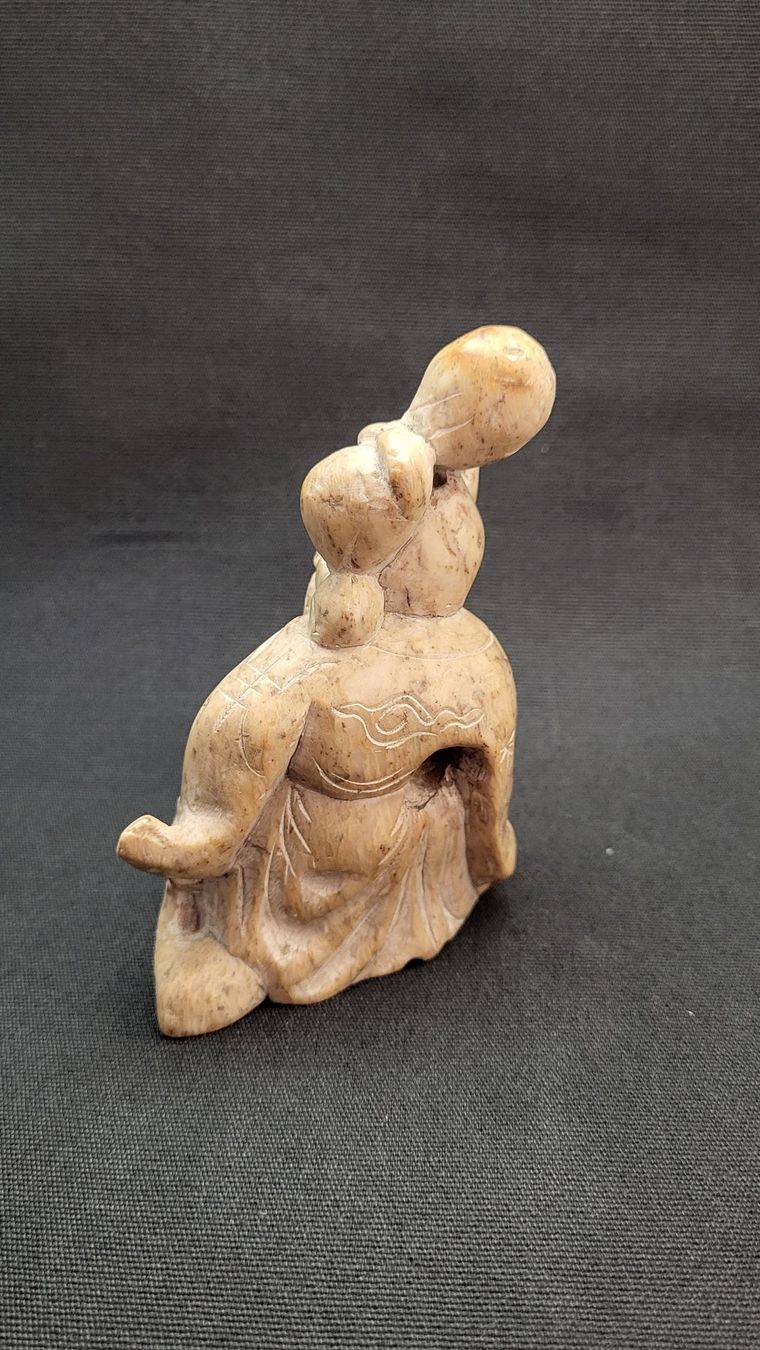 Statuette: Asiatische Stein-Schnitzerei – Usato da Basel venduto da spinne02 2