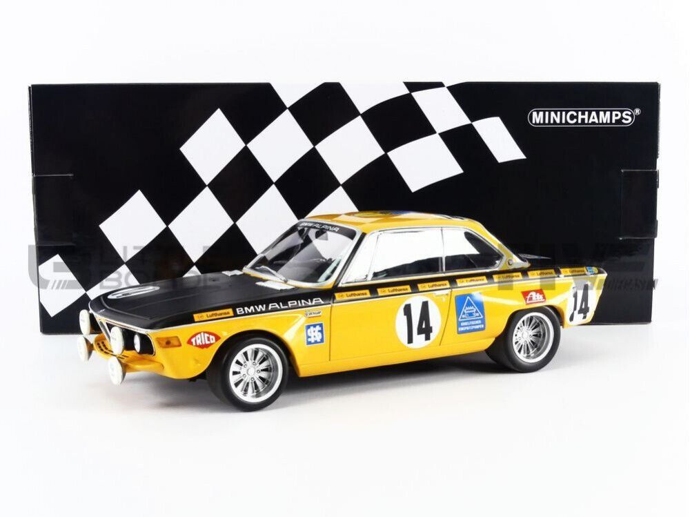 BMW 2800 Cs E9 Coupé 1968 Bleu Métal - Minichamps 1/18 - Collection (portes/capots Fixes)