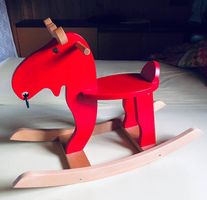 Pastorini, Elch, Holz, zum Schaukeln