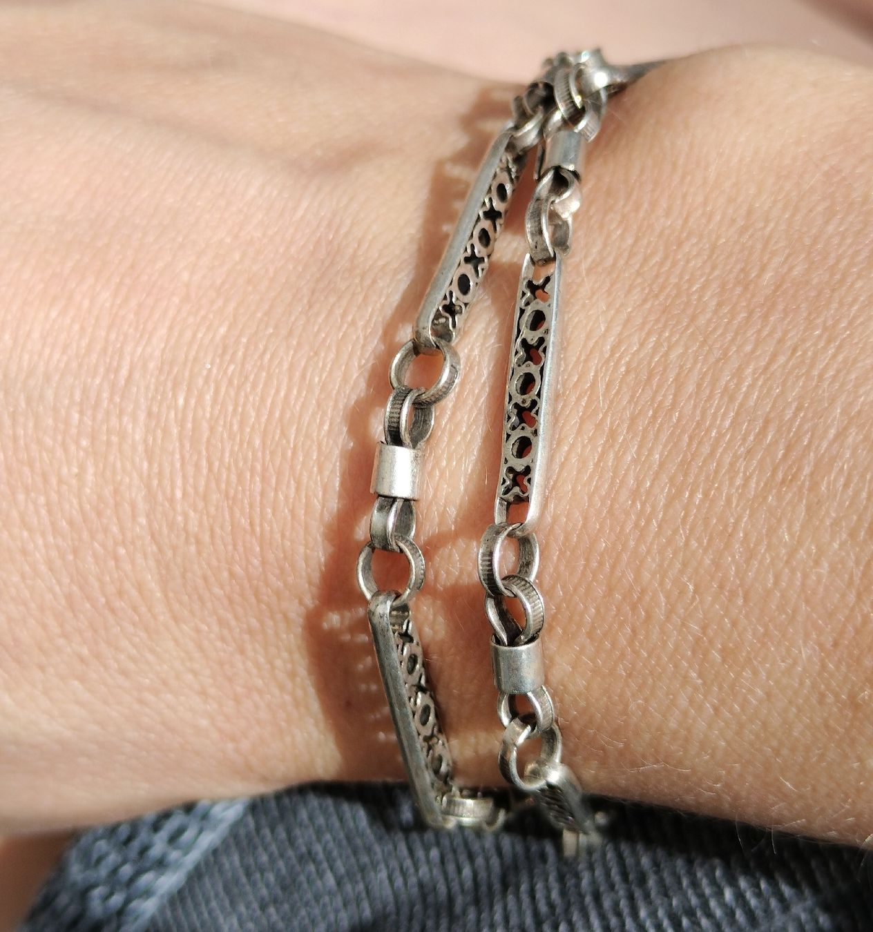 Bracciali & Braccialetti: Antikes Silber Armband / Halskette – Usato da schwyz venduto da larry91sz 7