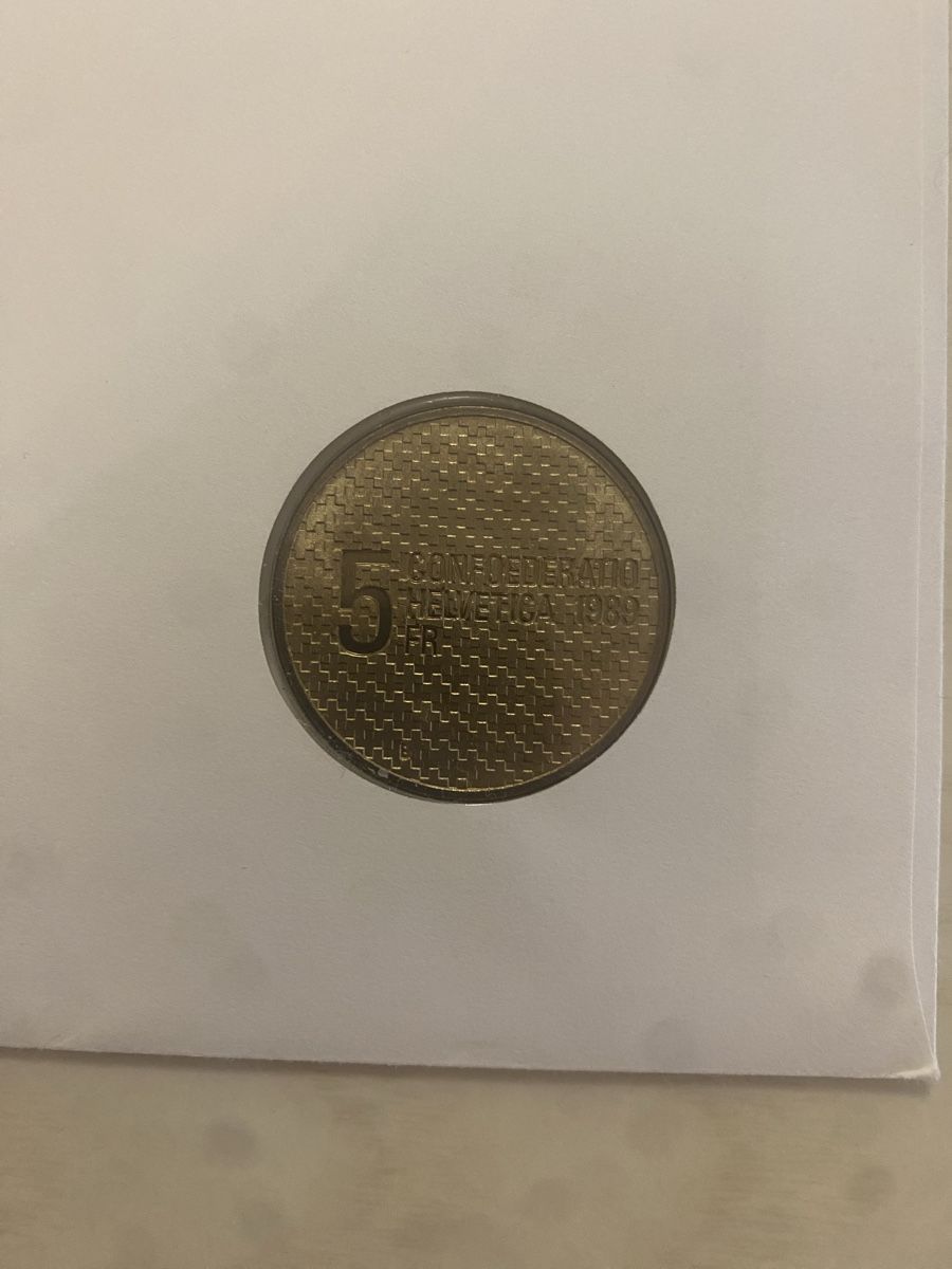 Tutti le monete: Numisbrief 5 Franken Guisan 1989 – Nuovo (secondo la descrizione) da Muralto venduto da Alex1912 2