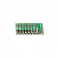 Platine mit 8 Widerständen für LEDs