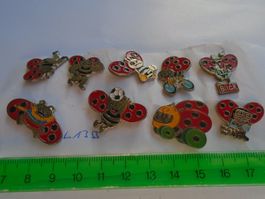 9 ver Blickchäferli Pins (L1355)