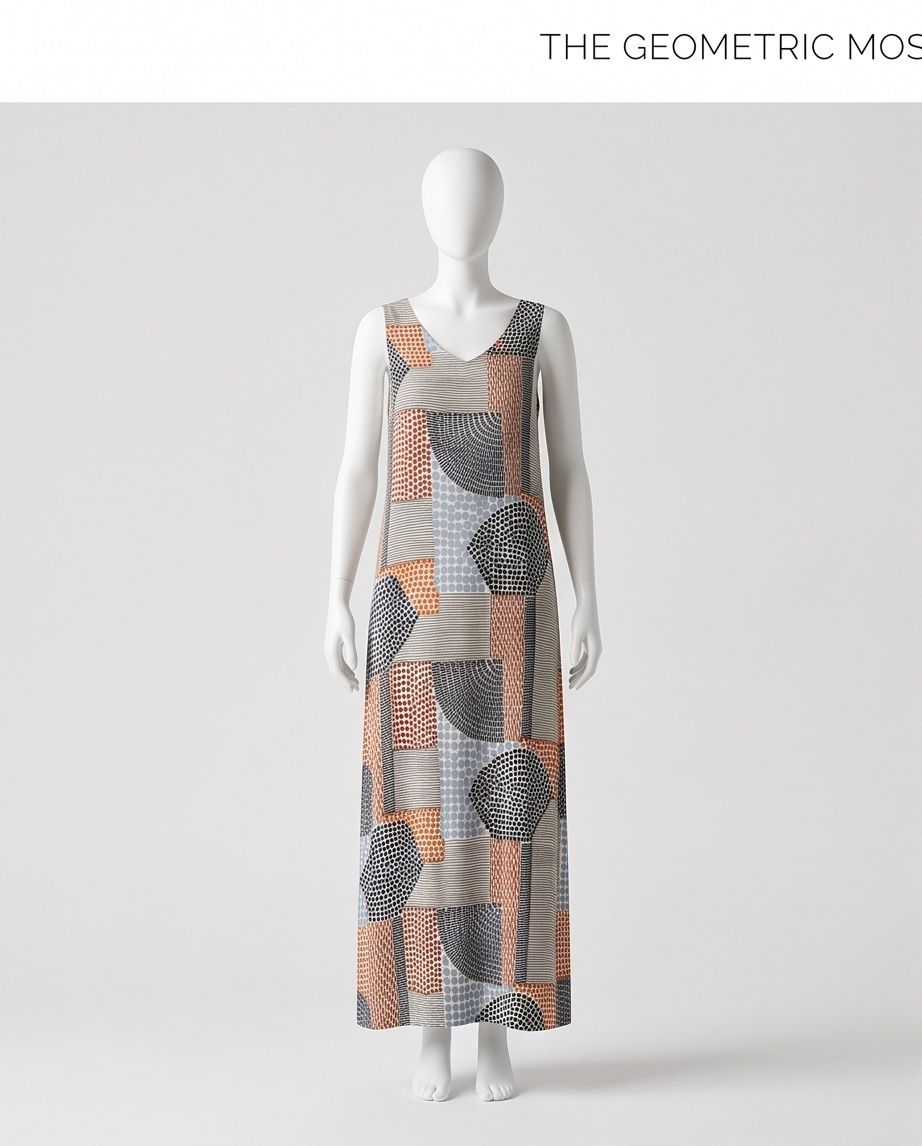 Vestiti: Robe Gozé mosaïque — Neuve — Taille 2 – Nuovo e nell'imballaggio originale da Vuisternens-Romont venduto da gol_xp6p 3