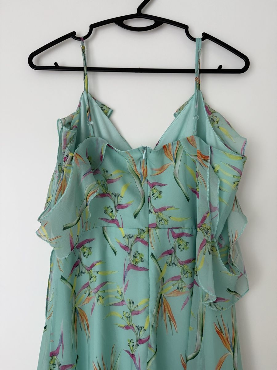 Vestiti: Floral soft green dress – Nuovo (secondo la descrizione) da Binningen venduto da eli_9psr 3