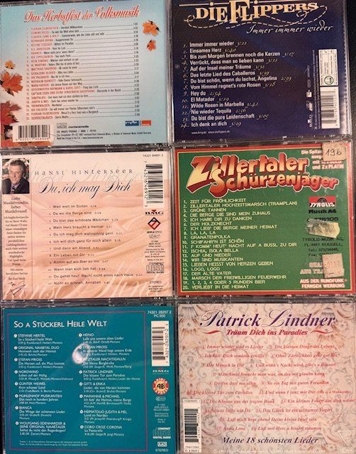 CD: CD-Bundle volkstümliche Schlager (6 CDs) – Usato da Zollikon venduto da cyberbambi123 1