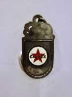 Vintage Schlüsselanhänger St. Christopherus CALTEX Metall