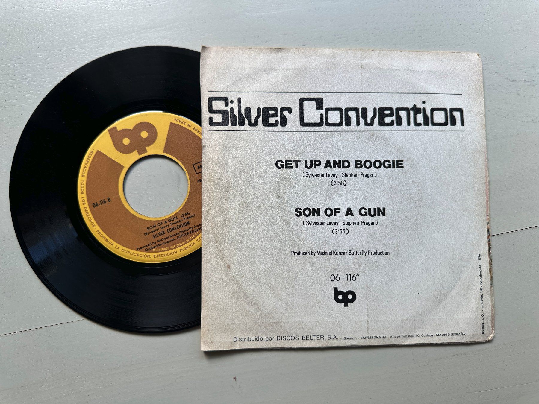 Schallplatten: SILVER CONVENTION PENNY MCLEAN rare Kult Single Spanien diff – Gebraucht aus Basel von Partridge 1