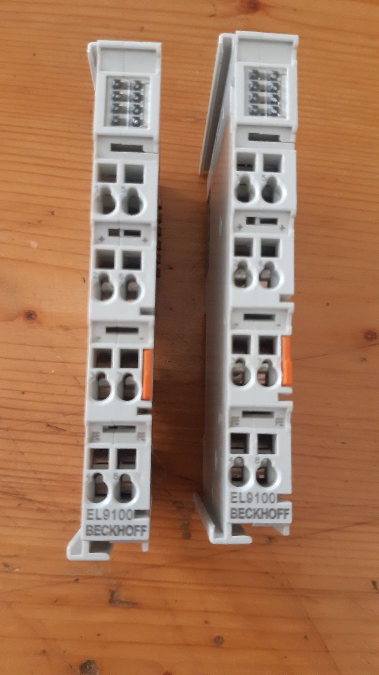 Beckhoff Elektronikbauteile: BECKHOFF EL9100 Voltage Supply Terminal 24V DC 10A – Neu (gemäss Beschreibung) aus Oey von Parkplatzbrocki 2