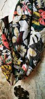 Herbstlicher Boho Schlauchschal / Schal Tuch Blumenmuster