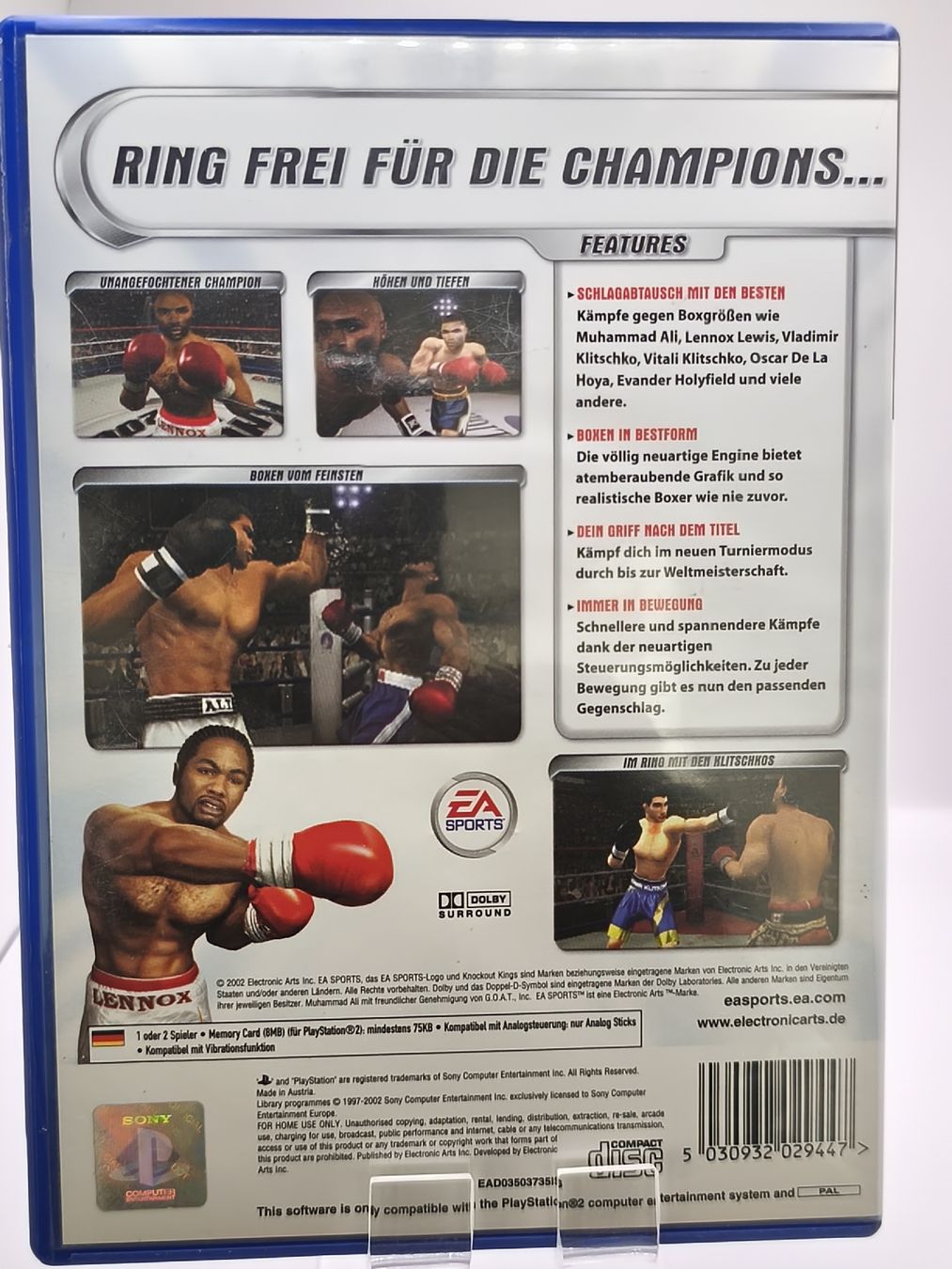 Sony Jeux: Knockout Kings 2002 - Playstation 2 - Jeu de combat🥊 – D'occasion à Conthey par Th3gr4yf0x 2
