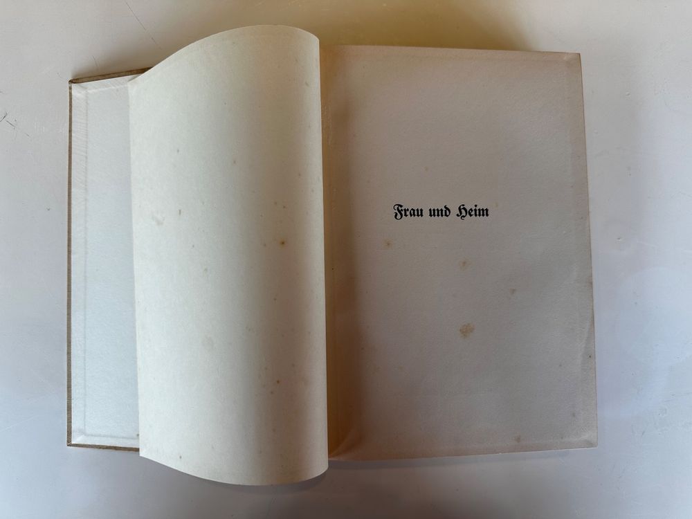 Livres: Antiquarisches Buch „Frau und Heim“ – D'occasion à Grosswangen par chbernet 3