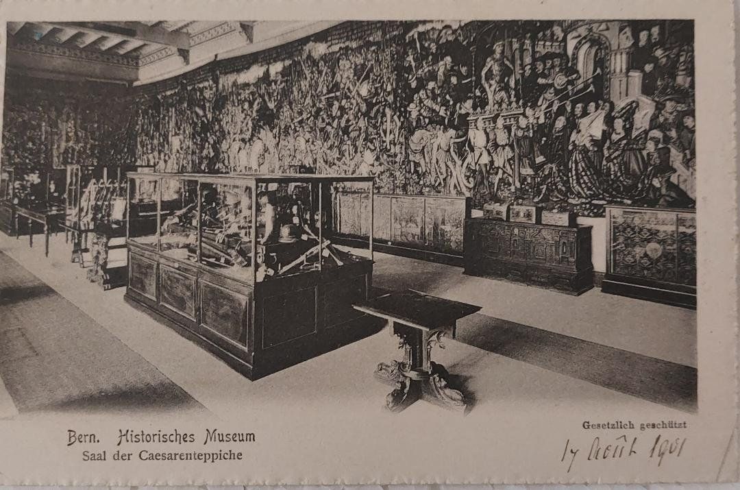 Cartes postales: BERN - Historisches Museum - Saal der Caesarenteppiche  1901 – D'occasion à Delémont par Domdom1