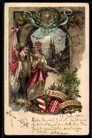 Litho Ganzsache PP15 D67 /01: Nürnberg,