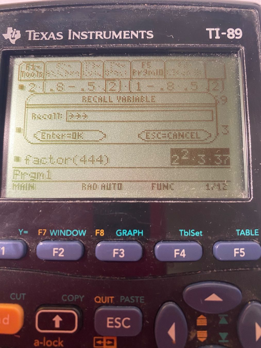 Texas Instruments Calculatrices: Taschenrechner TI-89 / Texas Instruments / 1997 – D'occasion à Langenthal par Drathesel 2